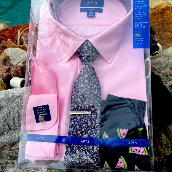 Apt. 9 Other - Men’s Dress Shirt & accessories gift box